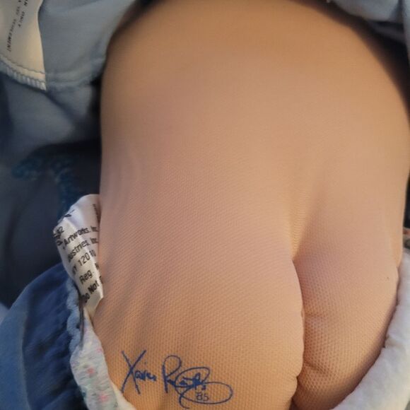 Vintage Cabbage patch kids doll/ diapers/ clothes 1985 Xavier Robert soft body - Picture 6 of 9